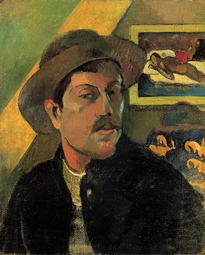 Self Portrait in a Hat Paul Gauguin